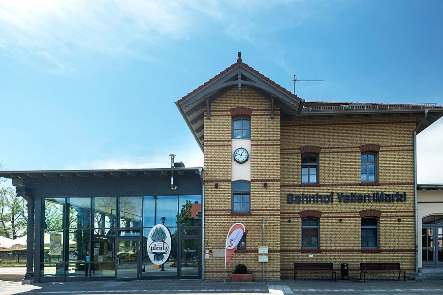Gebäude Bahnhof Velten, Präsenzstelle Außenansicht