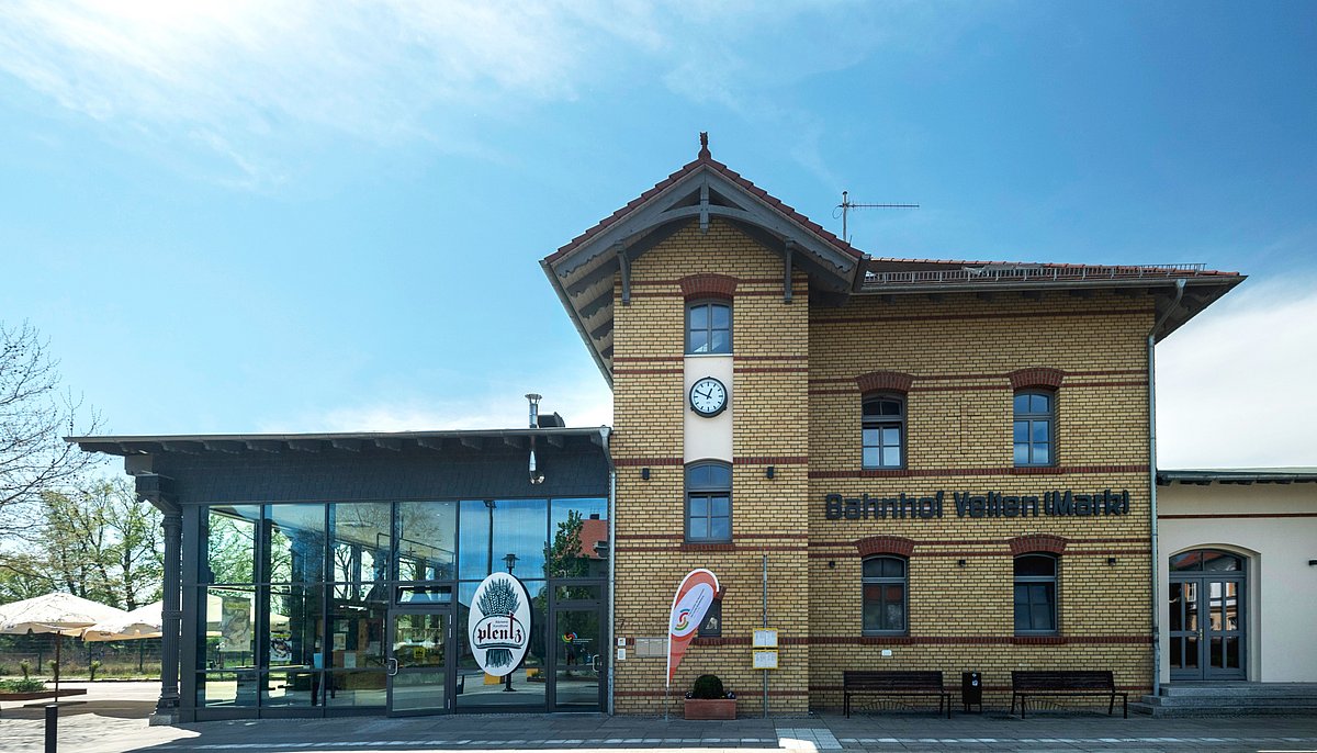 Präsenzstelle am Bahnhof Velten (Mark) - Gebäudeansicht