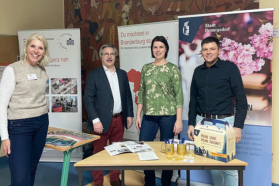 Messestand in der Schule