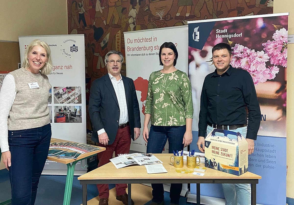 Messestand in der Schule